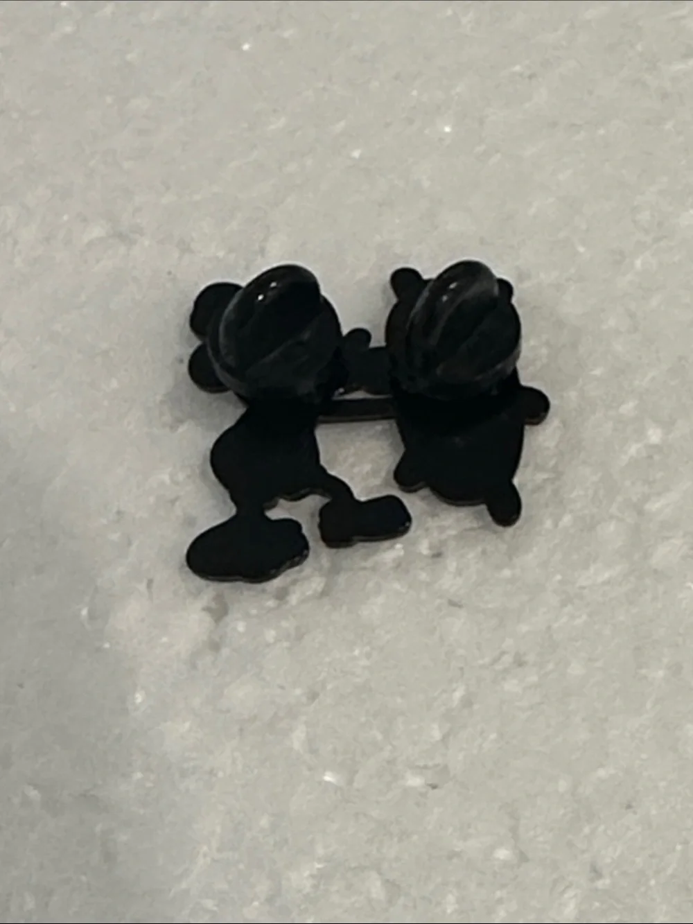 Disney Black and White Steamboat Willie Mickey Mouse Enamel Pin